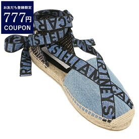 ステラマッカートニー シューズ 靴 ロゴ エスパドリーユ ブルー レディース STELLA McCARTNEY 800160 N0234 4510