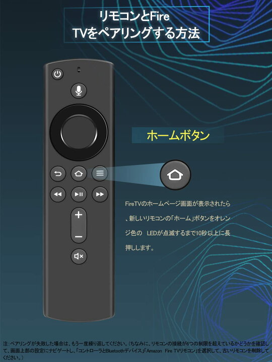 楽天市場】【マラソン28時間限定10％OFF！】テレビリモコン for fire 