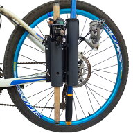自転車釣り竿ホルダー、釣り竿を自転車に固定、自転車釣りロッドラックとキャリア、自転車釣り用。
