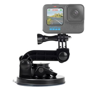 Suptig �z�Ճ}�E���g GoPro Hero 13/12/11/10/9/8/7/6/5/4/3/3+/2�AMax�AHero+�ASession�Ȃǂ̃A�N�V�����J�����ɑΉ� - �Ԃ̃t�����g�K