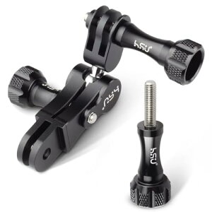 HSU �A�N�V�����J���� �}�E���gGoPro �A�N�Z�T���[ 360�x ��] ���`�z���_�[ �����}�E���g �x�[�X�}�E���g GoPro Hero13/12/11/10/9/8/7
