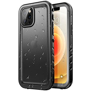 SPORTLINK iPhone 12 �p �h���P�[�X - iPhone 12 /12 Pro �P�[�X ���S�h�� IP68�h���K�i�擾 �h�� �h�o �ϏՌ� 360°�S�ʕی� �t�F�C�XI