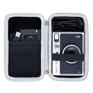 Khanka FUJIFILM�i�x�m�j �`�F�L Evo �n�C�u���b�h�C���X�^���g�J���� instax mini Evo INS MINI EVO BLACK�p�P�[�X (�u���b�NEVA���[�P