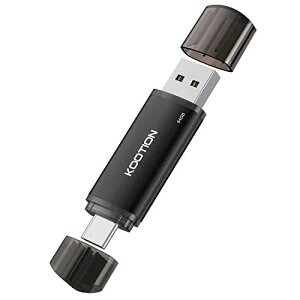 KOOTION USB������ 64GB �^�C�vC 2in1 USB2.0 + Type-C �f���A�� usb�������[ �^�C�vc OTG �X�}�z USB �X�}�z������ Type C