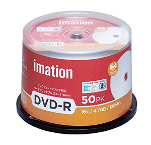 imation�i�C���[�V�����j 1��^��p CPRM�Ή� DVD-R 120�� IM031 (�Ж�1�w 1-16�{�� 50��)
