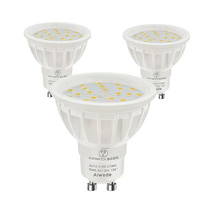 Aiwode GU10 LED�d���AGU10����LED�X�|�b�g���C�g�A5.5W(50-60W�`����)�A�d���F2700K�A�񒲌���Ή��ARA��85 �L�p120�x �A���P�x600LM G
