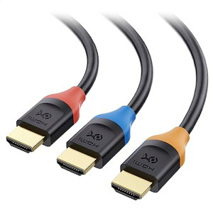Cable Matters 4K HDMI �P�[�u�� 1.8m HDMI 2.0 �P�[�u�� 3�F�Z�b�g HDMI�P�[�u�� 4K�𑜓x HDR�Ή� �n�C�X�s�[�h�P�[�u��
