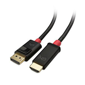 Cable Matters 4K DisplayPort to HDMI �ϊ��P�[�u�� - 2m�A�P����DP - HDMI�P�[�u���A4K@30Hz�A�u���b�N