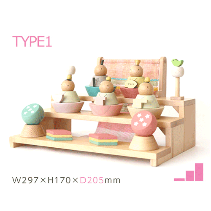 楽天市場】【限定：名入れ木札付き】プーカのひなにんぎょう