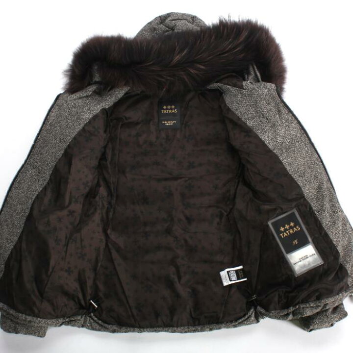 楽天市場】TATRAS タトラス ファー付き ダウンジャケット CERTOSA  