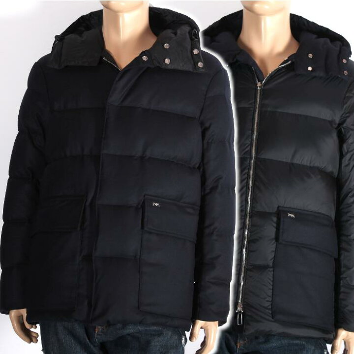 楽天市場】EMPORIO ARMANI エンポリオアルマーニ リバーシブルダウン 