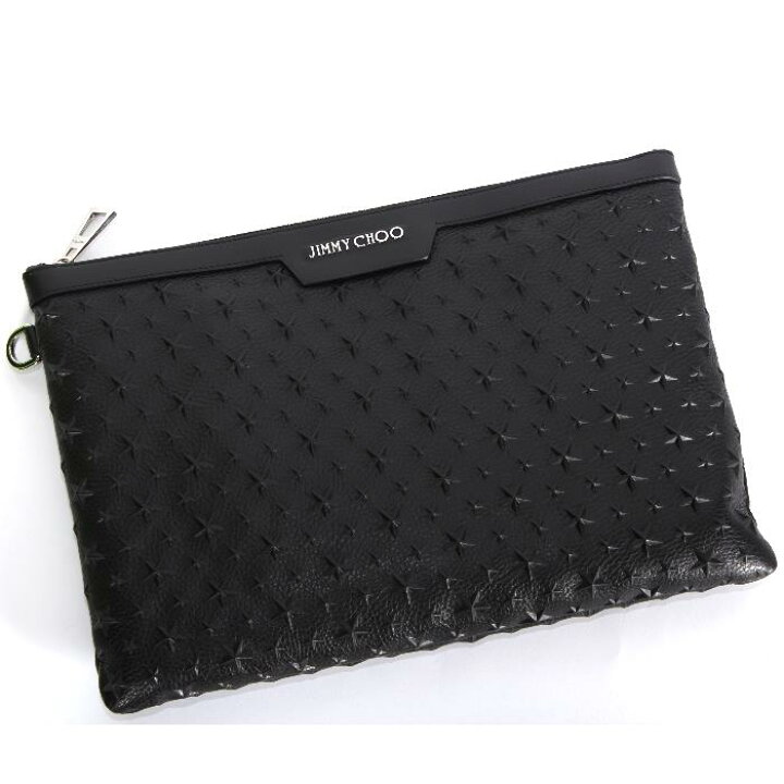 楽天市場】JIMMY CHOO ジミーチュウ クラッチバッグ デレク ブラック  
