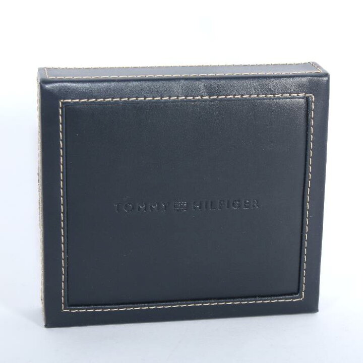 楽天市場】TOMMY HILFIGER トミーヒルフィガー 二つ折り財布 ブラック 
