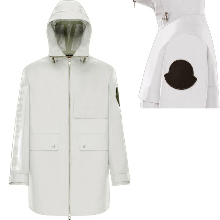 楽天市場】MONCLER モンクレール フード付きナイロンモッズコート 