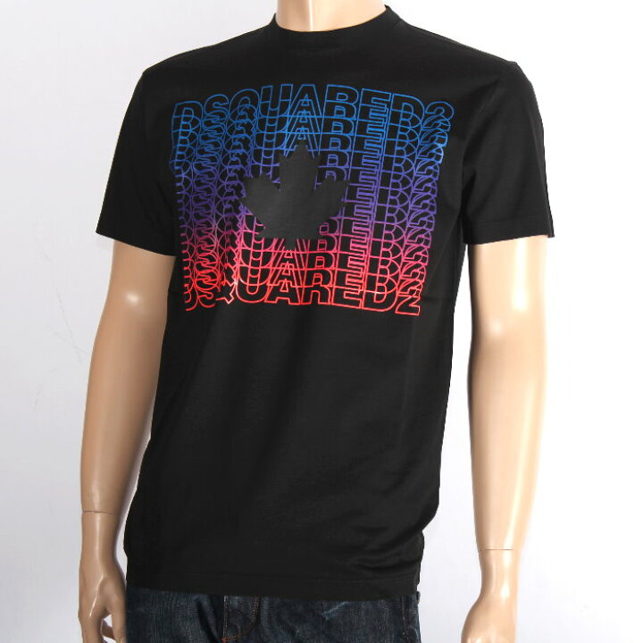楽天市場】DSQUARED2 ディースクエアード 半袖Tシャツ ブラック 