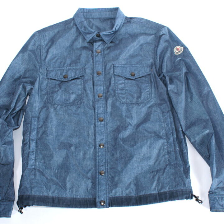 楽天市場】MONCLER モンクレール デニムエフェクトシャツ TRIONPHE 