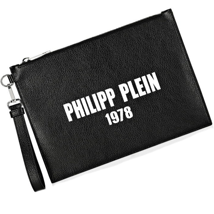 楽天市場】PHILIPP PLEIN フィリップ プレイン レザー クラッチバッグ 