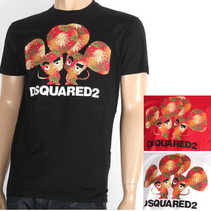 楽天市場】DSQUARED2 ディースクエアード 半袖 Tシャツ ホワイト/100 
