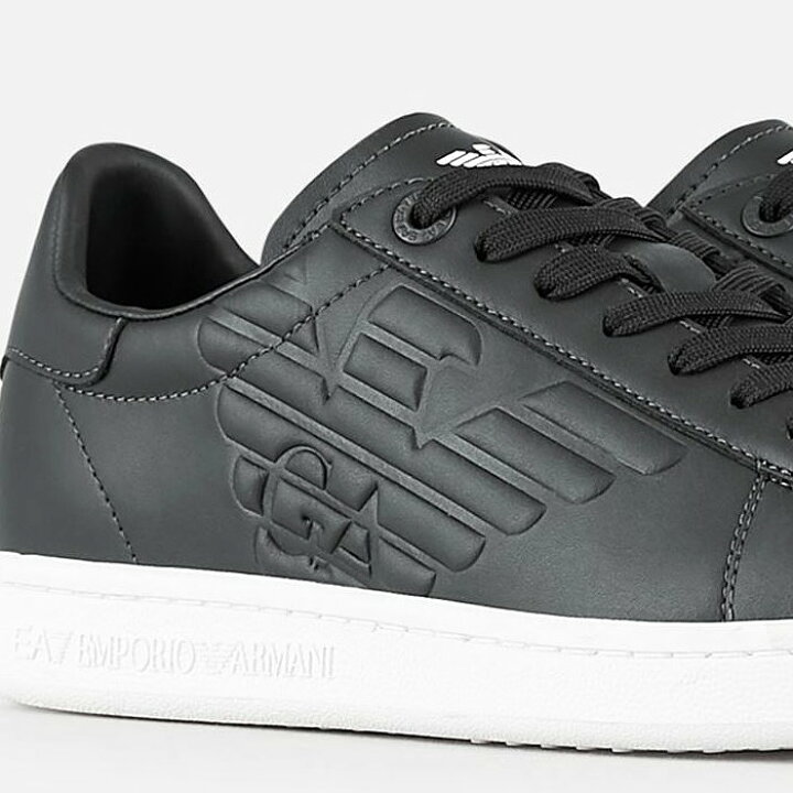 楽天市場】EMPORIO ARMANI エンポリオアルマーニ レザー スニーカー  