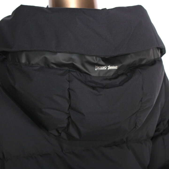 楽天市場】HERNO ヘルノ Laminar GORETEX ダウンコート ブラック 