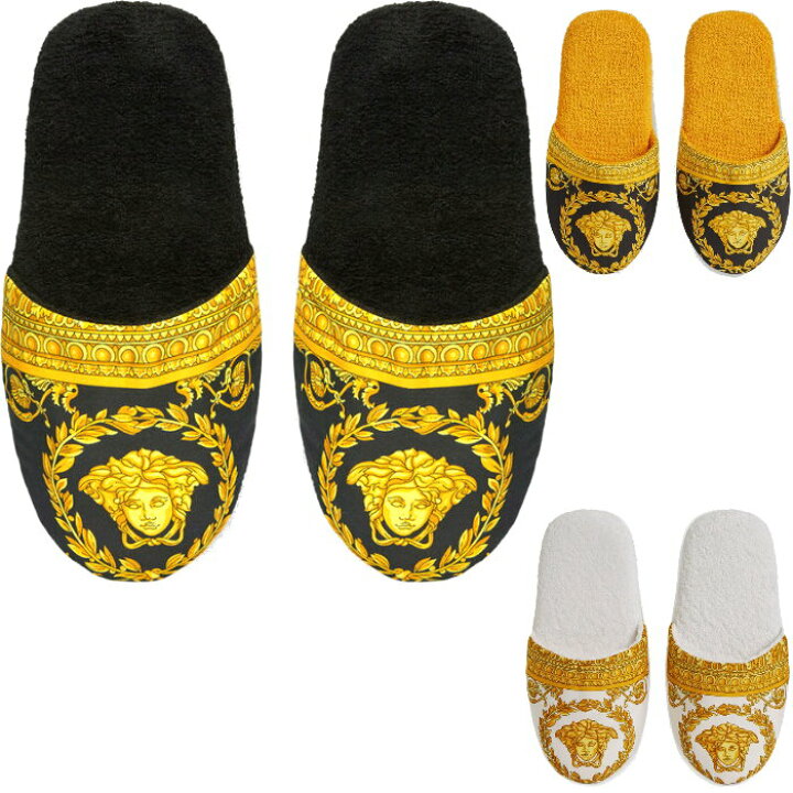 楽天市場】VERSACE ヴェルサーチ BAROQUE バロック バス スリッパ 