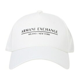 アルマーニエクスチェンジ　ARMANI EXCHANGE　954202 CC150 00010　キャップ　ホワイト AX A/X ロゴ 帽子【c】【新品/未使用/正規品】