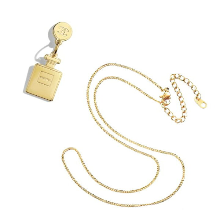 楽天市場】CHANEL シャネル CC ボトル チャーム ネックレストップ 