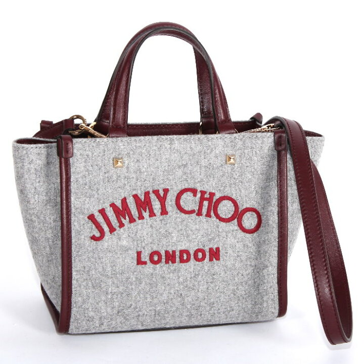 楽天市場】JIMMY CHOO ジミーチュウ 2WAY トートバッグ グレー VARENNE 