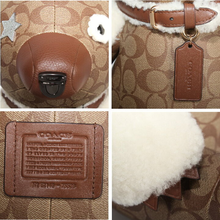 楽天市場】COACH コーチ ベア シグネチャー キャンバス F75528 KHA 