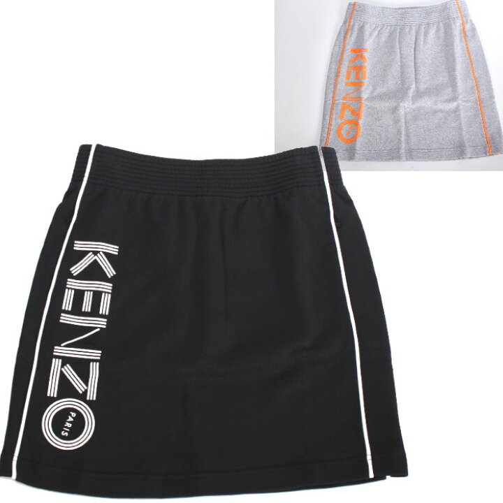 楽天市場】KENZO ケンゾー スカート F952JU779952 グレー/93 ブラック 