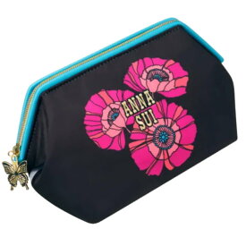 ANNA　SUI　アナスイ ポーチ 限定品　annasui_pouch-202309　ブラックブルーストライプ　クラッチバッグ　バニティ　コスメ　化粧　ギフト レディース　【新品/未使用/正規品】アナ スイ