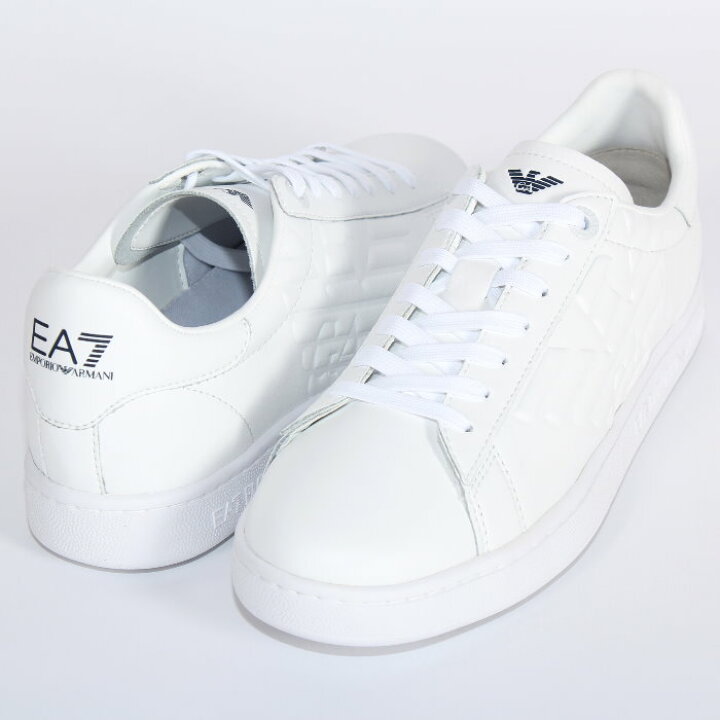 楽天市場】EMPORIO ARMANI エンポリオアルマーニ レザー スニーカー  