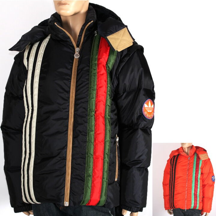 楽天市場】adidas x Gucci アディダス グッチ コラボ 限定 2WAY ダウン 