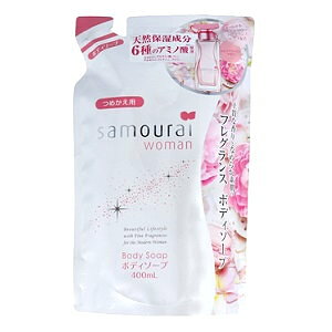 samourai@woman@TCE[} {fBVv[@400ml@tB@lߑւp@{fB\[v@TH@samourai-w-bodyshampoo@@oX^Cgpt[ϕi RX