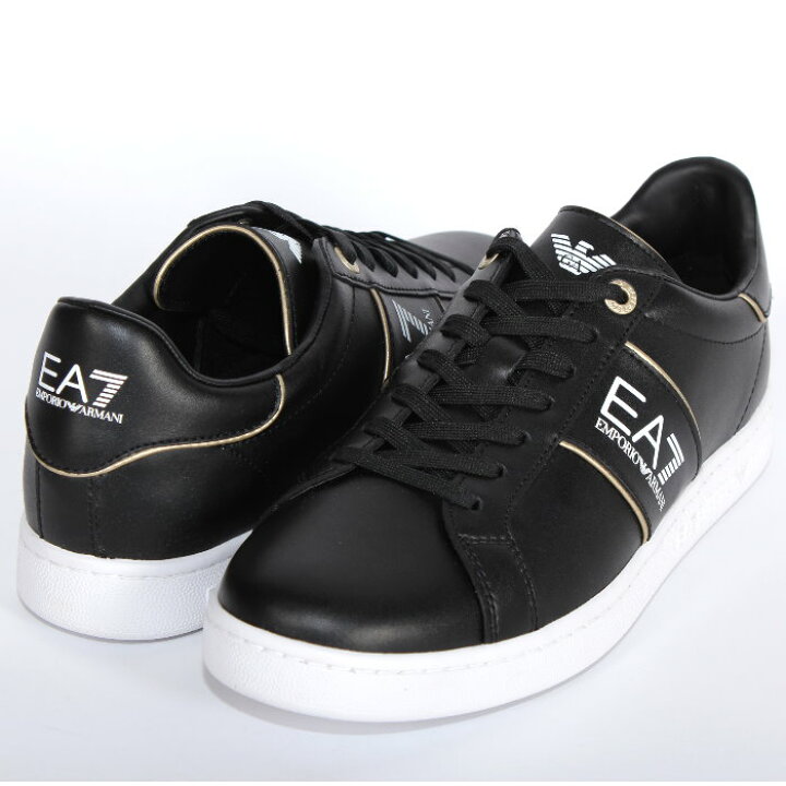 楽天市場】EMPORIO ARMANI エンポリオアルマーニ レザー スニーカー  