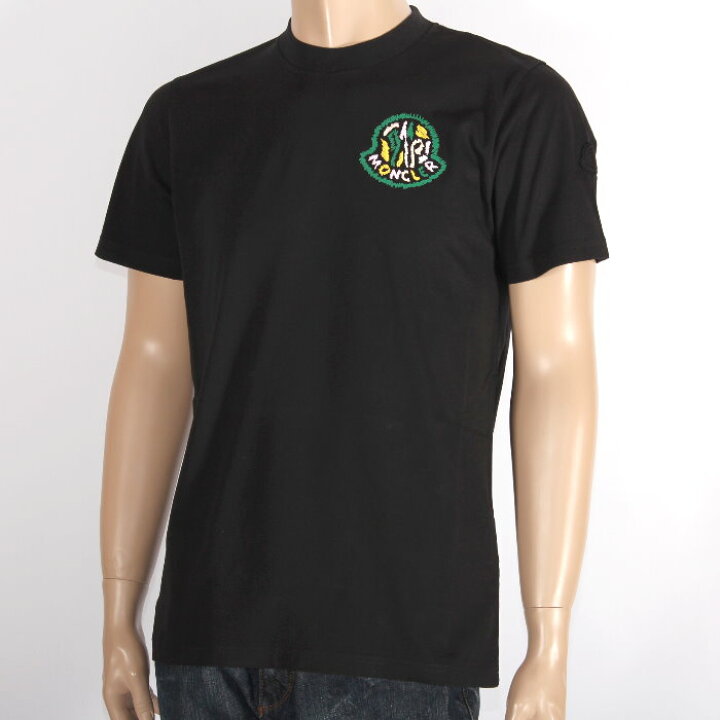 楽天市場】MONCLER モンクレール Tシャツ ブラック 8c00017 8390t 998 
