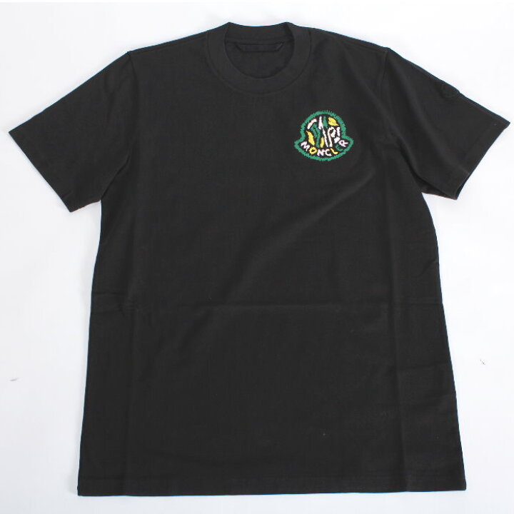 楽天市場】MONCLER モンクレール Tシャツ ブラック 8c00017 8390t 998  