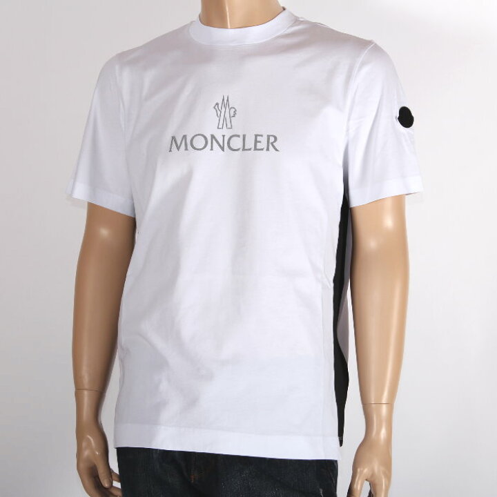 楽天市場】MONCLER モンクレール Tシャツ ホワイト 8C00060 829H8 001  