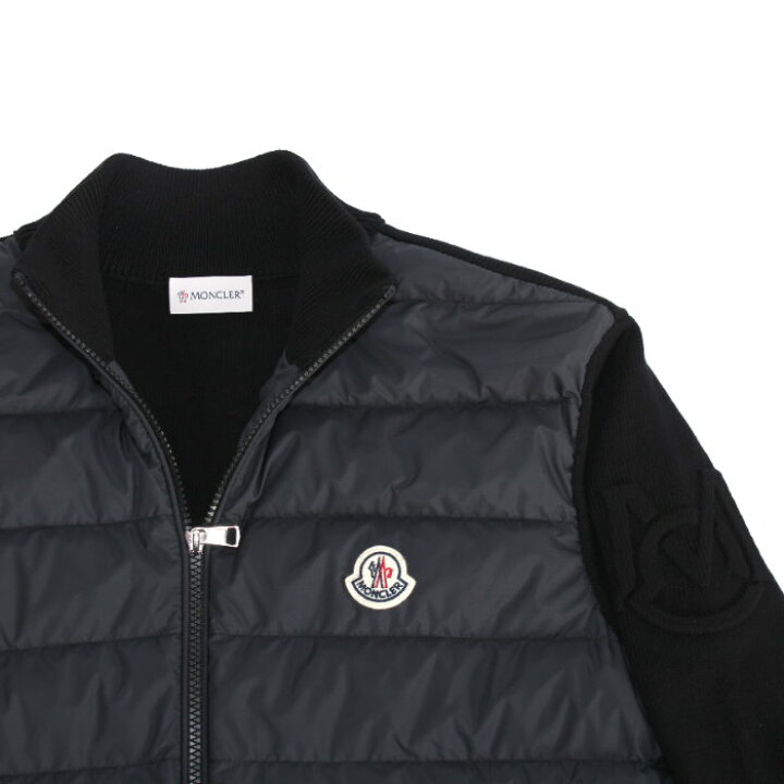 楽天市場】MONCLER モンクレール ニット切替 ダウンジャケット 