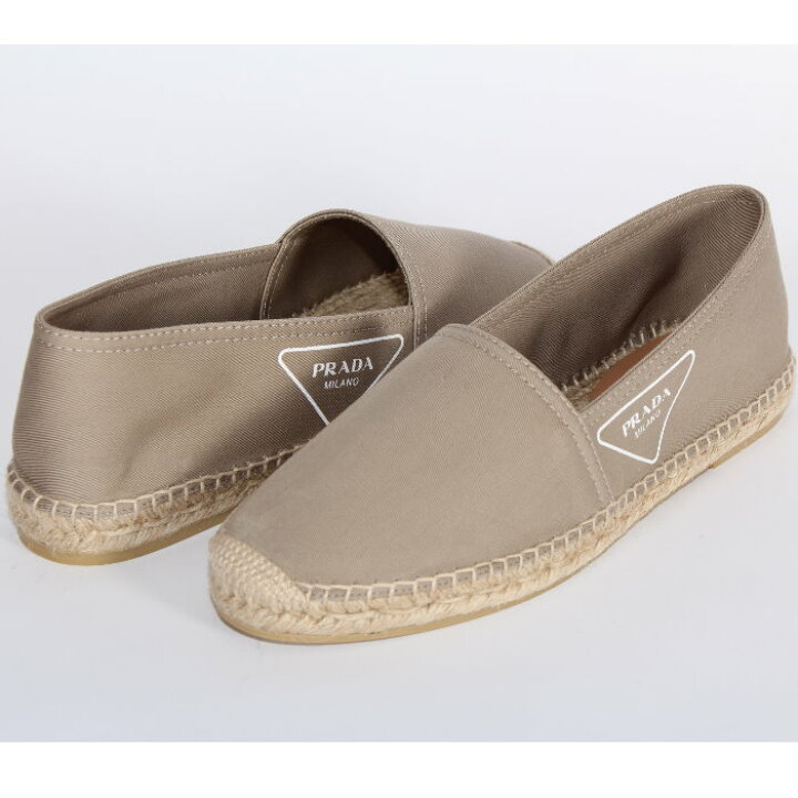 楽天市場】PRADA プラダ 2DE125 GUO F0044 エスパドリーユ ベージュ 8 