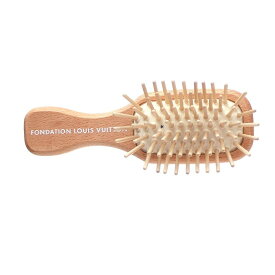 ルイヴィトン LOUIS VUITTON フォンダシオンルイヴィトン Fondation Louis Vuitton ロゴ ヘアブラシ ウッド ブラシ クシ くし 櫛 コンパクト Wooden Hairbrush メンズ レディース ユニセックス【新品・未使用・正規品】【売れ筋】