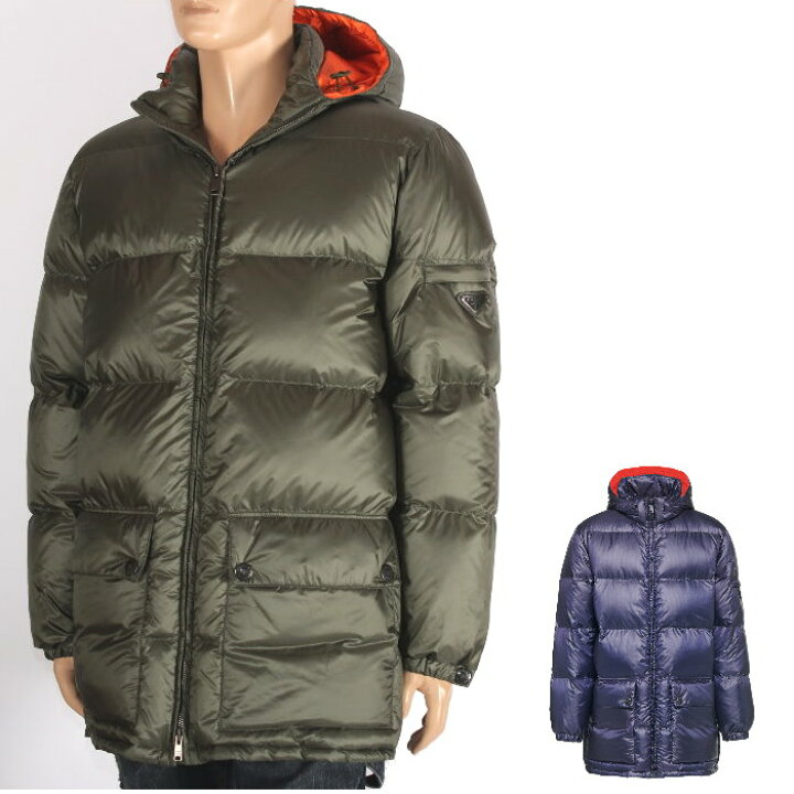 楽天市場】PRADA プラダ ダウンジャケット SGB857 1C4G カーキ/F0UHE 