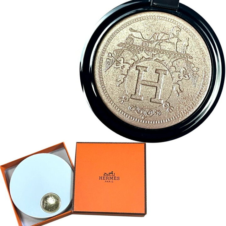 楽天市場】HERMES エルメス フェイスパウダー プードル オルフェーヴル  