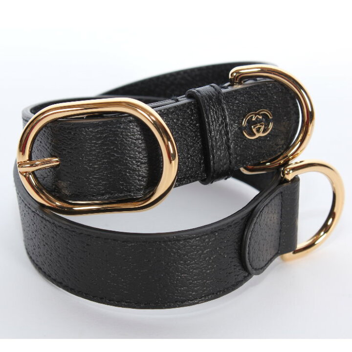 楽天市場】グッチ GUCCI インターロッキンズG レザー ペット用 首輪 