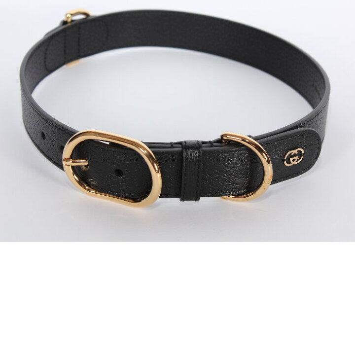 楽天市場】グッチ GUCCI インターロッキンズG レザー ペット用 首輪 
