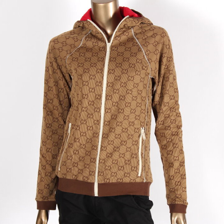 楽天市場】グッチ GUCCI GG ジャカード ジップアップ パーカー  