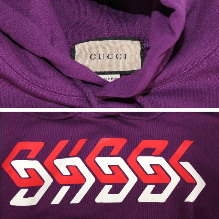 楽天市場】グッチ GUCCI プルオーバー パーカー パープル 715911 XJEWS 