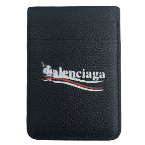 バレンシアガ BALENCIAGA 675835 2AA3B 1000 キャッシュ マグネット 磁気 カードホルダー ブラック メンズ ユニセックス CASH MAGNET CARD HOLDEDR【r】