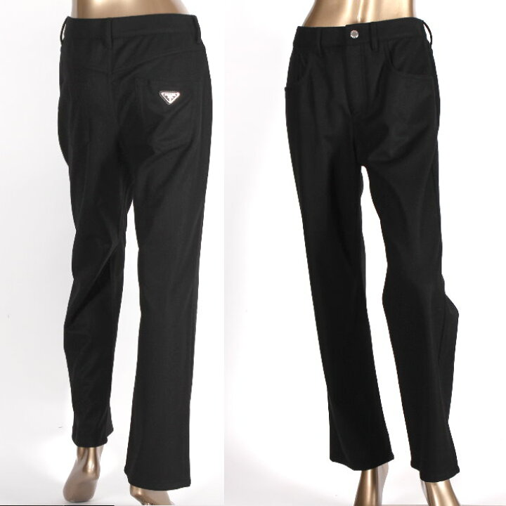 楽天市場】PRADA プラダ P269E 1ZFG F0002 ウール パンツ ブラック 40 