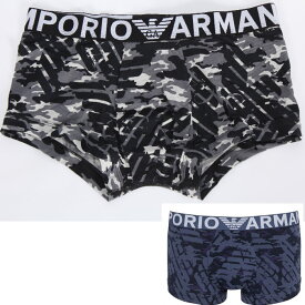 EMPORIO ARMANI エンポリオアルマーニ ボクサーパンツ 111389 2R509 ブラックカモフラージュ/12321 マリンカモフラージュ/96035 トランクス アンダーウェア 下着 メンズ 売れ筋